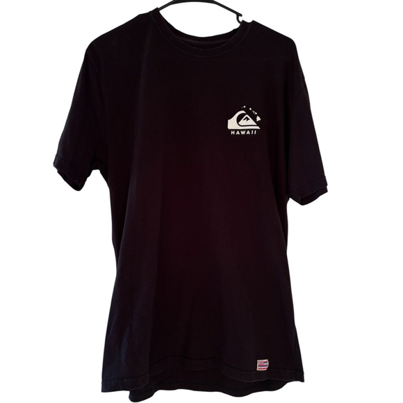Quiksilver Men's Black Hawaii Tee - Picture 1 of 5